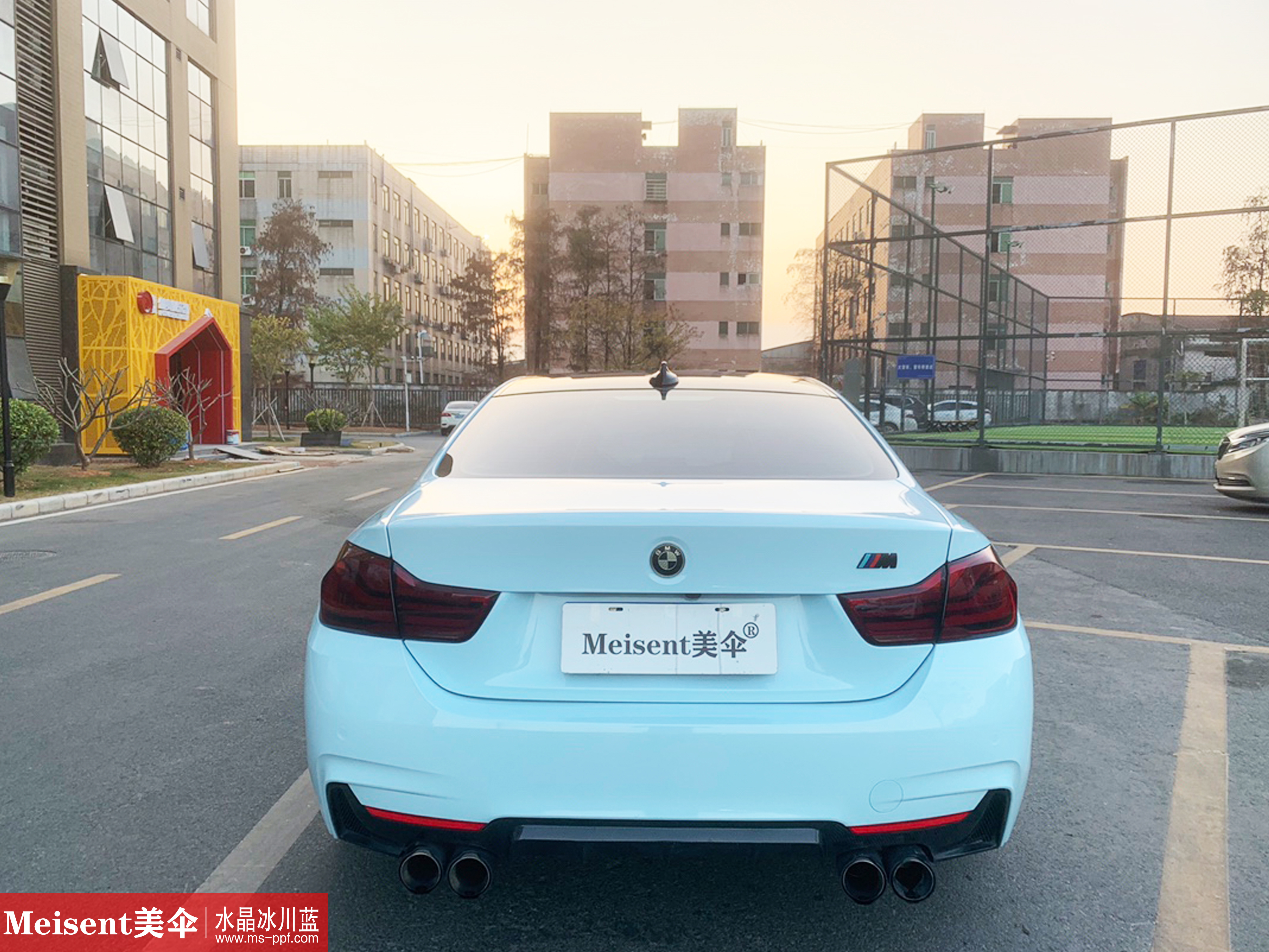 水晶冰川蓝--宝马 - meisent film 改色膜官网